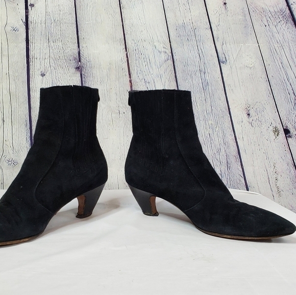 LABUCO Black Suede Ankle Boots in Size 38 - Picture 6 of 16